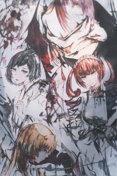 『STEINS;GATE』ラボメン 水墨画風 白地カラーTシャツ Mサイズ