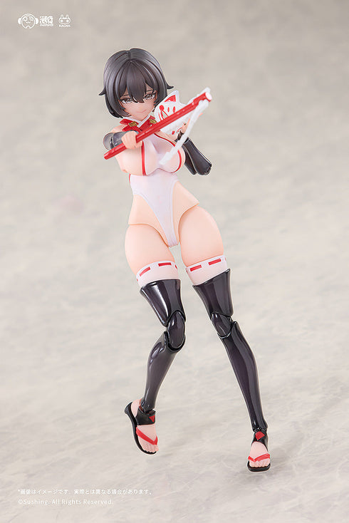 『戦闘巫女 上藤桔梗』1/12 可動フィギュア
