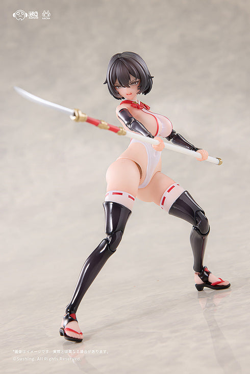 『戦闘巫女 上藤桔梗』1/12 可動フィギュア