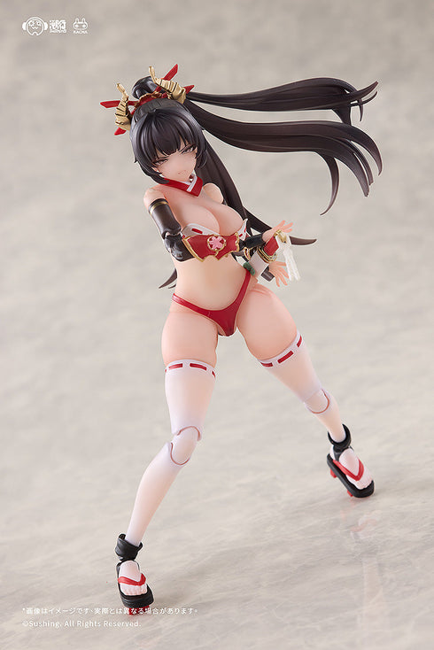 『戦闘巫女 上藤桔梗』戦闘巫女 上藤櫻 1/12 可動フィギュア