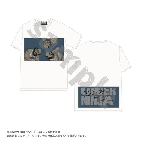 『アンダーニンジャ』Tシャツ 佐々魔 ホワイト XLサイズ