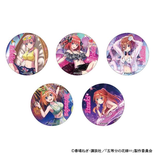 『五等分の花嫁*』五等分の花嫁∽ ナイトプール トレーディング缶バッジ【BOX】