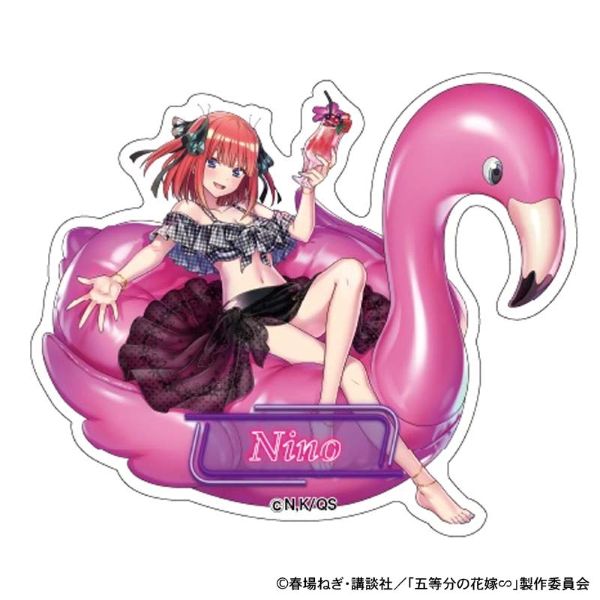 『五等分の花嫁*』五等分の花嫁∽ ナイトプール ダイカットステッカー 中野二乃