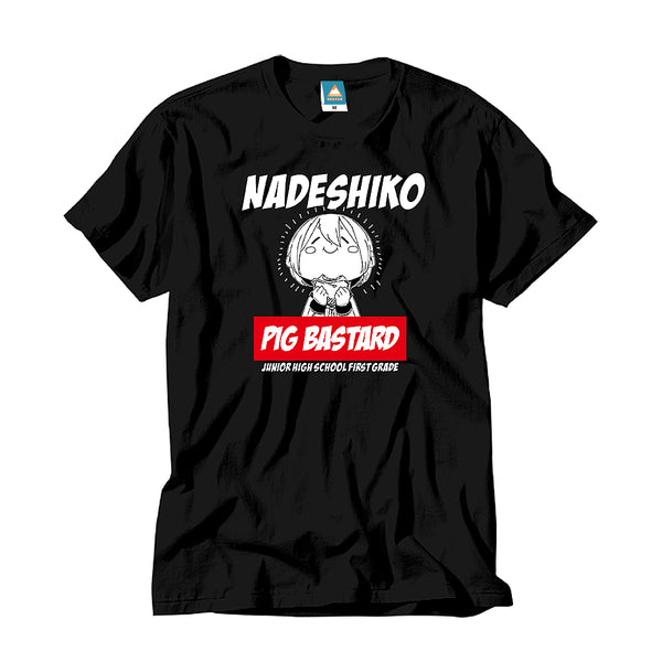 『ゆるキャン△』なでしこブタ野郎Tシャツ