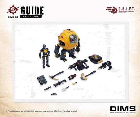 『DIMSシリーズ』001_TOYS ALLIANCE LIMITED 1/18スケール DIMS-00 D.R.I.F.T.ガイド