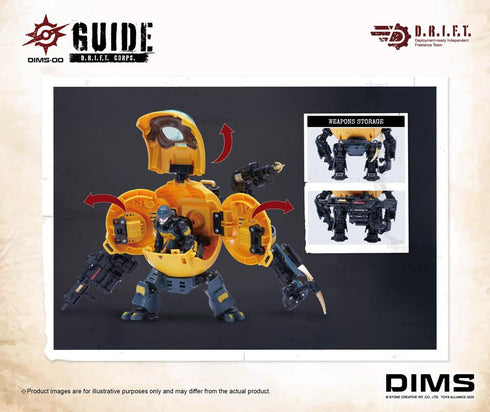『DIMSシリーズ』001_TOYS ALLIANCE LIMITED 1/18スケール DIMS-00 D.R.I.F.T.ガイド