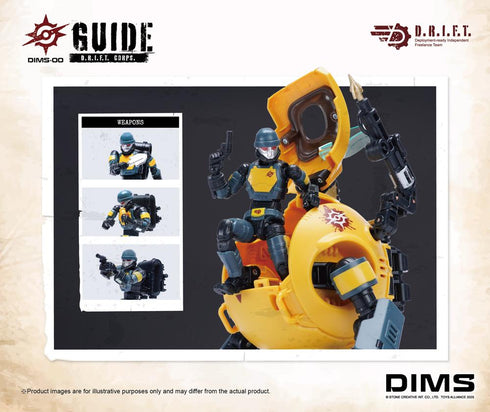『DIMSシリーズ』001_TOYS ALLIANCE LIMITED 1/18スケール DIMS-00 D.R.I.F.T.ガイド