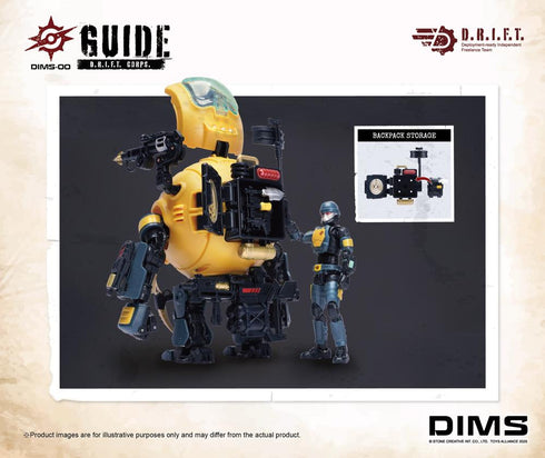 『DIMSシリーズ』001_TOYS ALLIANCE LIMITED 1/18スケール DIMS-00 D.R.I.F.T.ガイド