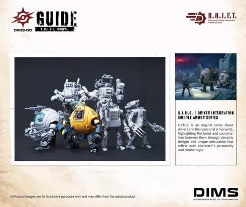 『DIMSシリーズ』001_TOYS ALLIANCE LIMITED 1/18スケール DIMS-00 D.R.I.F.T.ガイド