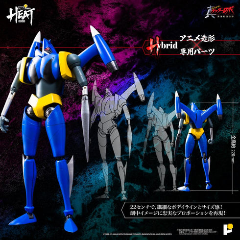 『ゲッターロボシリーズ』POSE+METAL HEATシリーズ ゲッターライガー(真ゲッターロボ 世界最後の日Ver.)