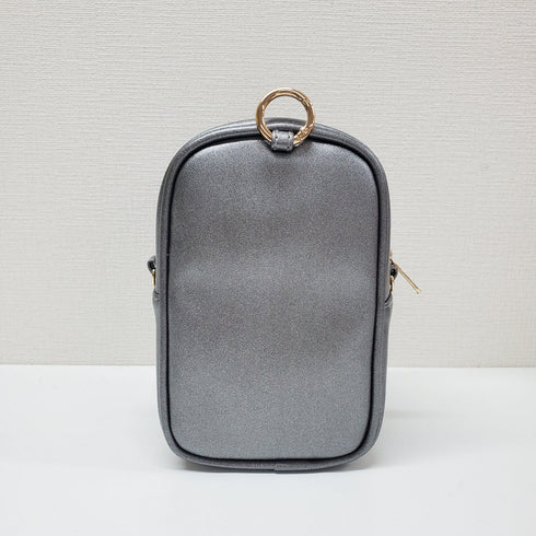 『推し活グッズ』見せぬいポーチM+ シルバーブラック