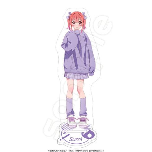 "I'll Borrow Her" Original Acrylic Stand: Sumi Sakurazawa (Hoodie Version)