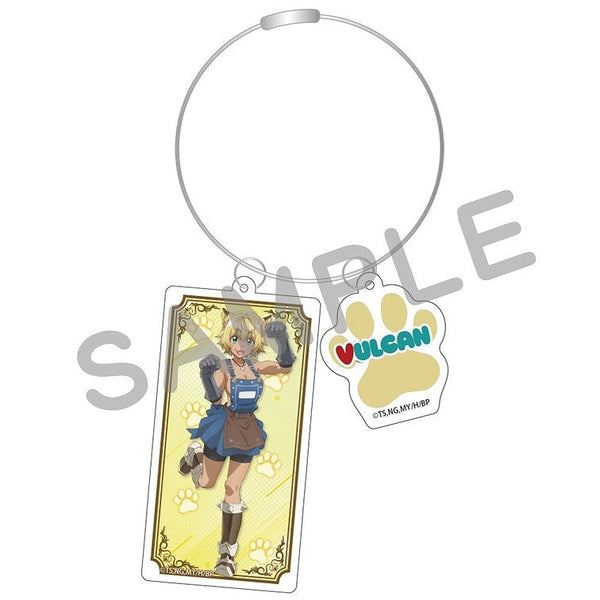 『Sランクモンスターの《ベヒーモス》だけど、猫と間違われてエルフ娘の騎士(ペット)として暮らしてます』ワイヤーアクリルキーホルダー ヴァルカン