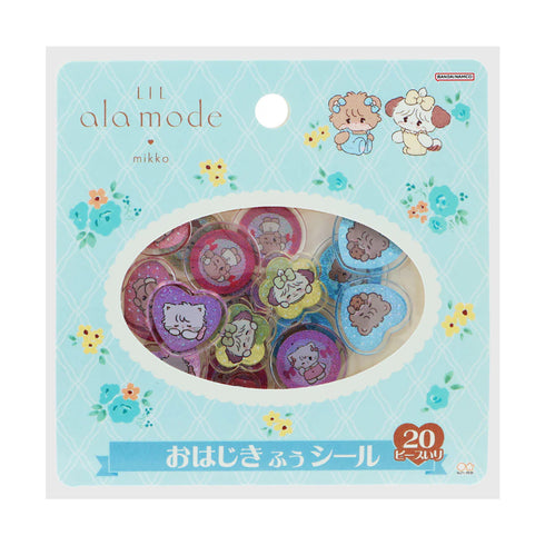 『mikko illustrations』Lil ala mode おはじき風シール(ミント)