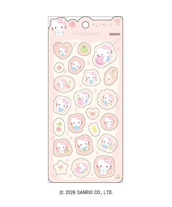『サンリオ』ウォーターシールmini ステショ☆MarshmallowPop ハローキティ