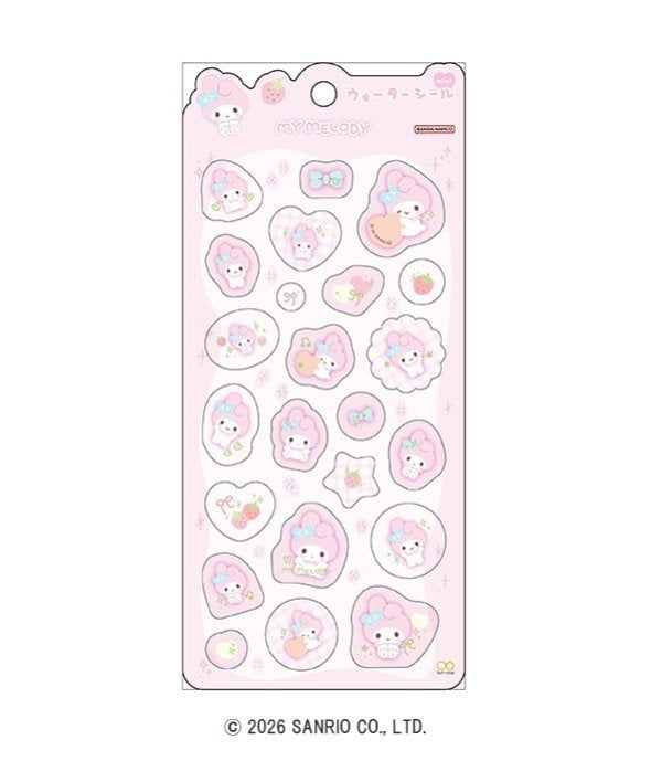 『サンリオ』ウォーターシールmini ステショ☆MarshmallowPop