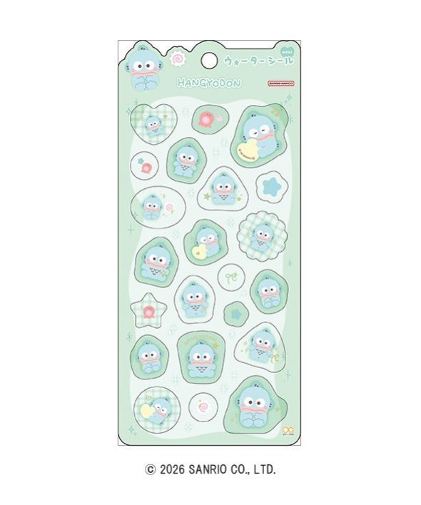 『サンリオ』ウォーターシールmini ステショ☆MarshmallowPop ハンギョドン