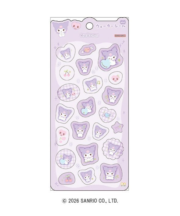 『サンリオ』ウォーターシールmini ステショ☆MarshmallowPop クロミ