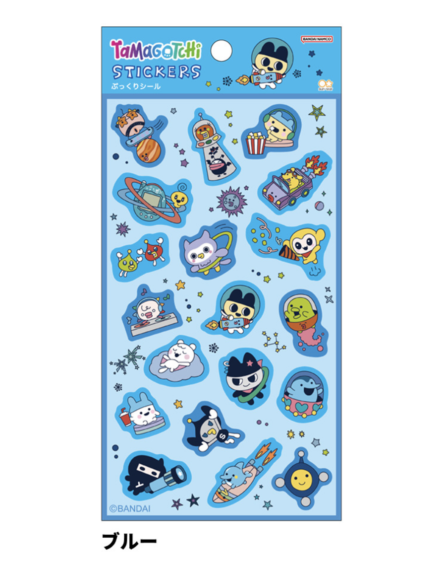 たまごっち』ぷっくりシール ブルー - Anime Store.JP