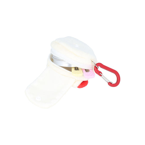 『サンリオキャラクターズ』カラビナ付きふわミニポーチ ハローキティ【202507再販】