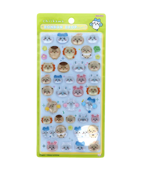 『ちいかわ』ボンボンドロップシール みんな ニコニコ