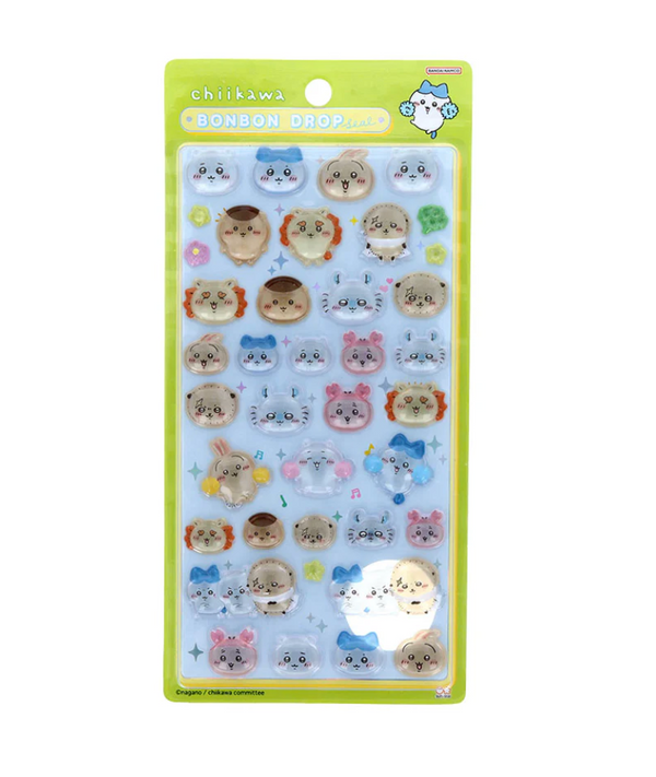 『ちいかわ』ボンボンドロップシール みんな ニコニコ