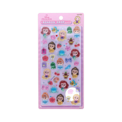 『ディズニー』ボンボンドロップシール プリンセス