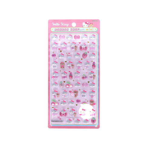 『サンリオ』ボンボンドロップシール ミニ ハローキティ ピンク