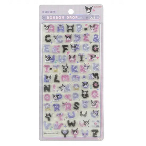 "Sanrio" Bonbon Drop Stickers: moji Kuromi