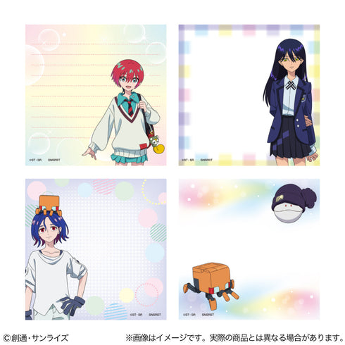 『機動戦士Gundam GQuuuuuuX』スクエアメモ マチュ・ニャアン・シュウジ