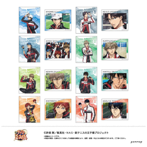 『新テニスの王子様』フォト風メタルステッカーコレクション -おきがえぬいといっしょ第4弾-【BOX】