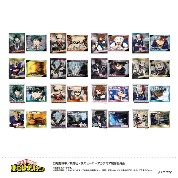 『僕のヒーローアカデミア』フォト風メタルステッカーコレクション-ヒーローvs敵<ヴィラン>-【BOX】