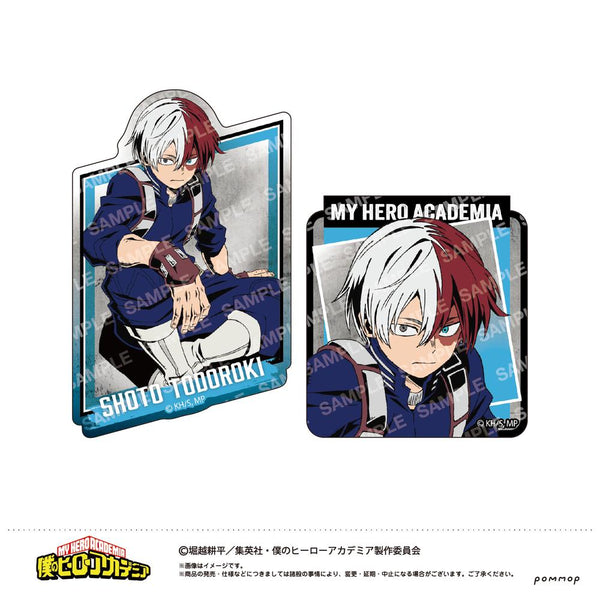 『僕のヒーローアカデミア』ダイカットシールセット-ヒーローvs敵<ヴィラン>-(D 轟 焦凍)