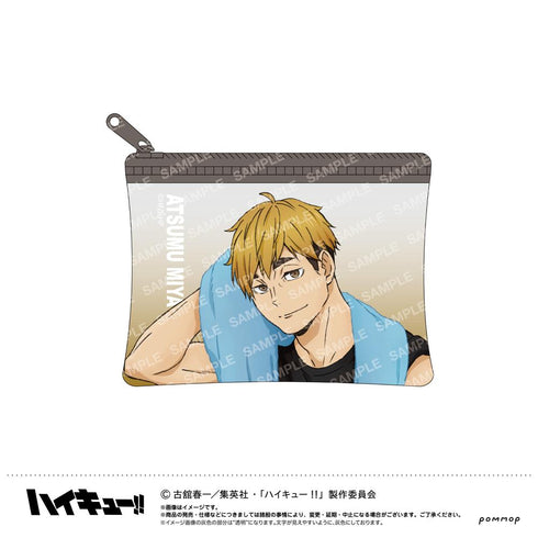"Haikyu!!" Mini Clear Pouch - Away Game - (E Miyu)