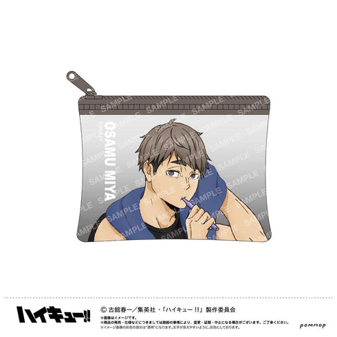 "Haikyu!!" Mini Clear Pouch - Away Game - (F Miyaji)