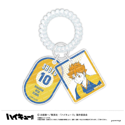『ハイキュー!!』ロッカーキー風キーホルダー-オフショットカラー第2弾-(A日向翔陽)