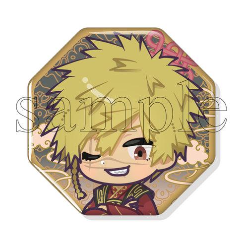 『地獄楽』彩リ花茶- トレーディング八角形缶バッジ BOX