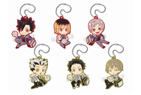 『ハイキュー!!』でふぉラバ!ぷらす 音駒高校・梟谷学園高校 キーホルダー【BOX】