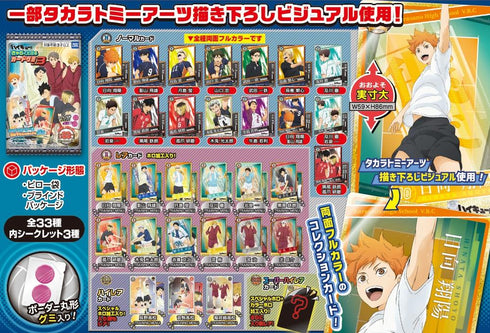 『ハイキュー!!』【食玩】 きゃらくたぶるカードグミ Vol.3【CT】