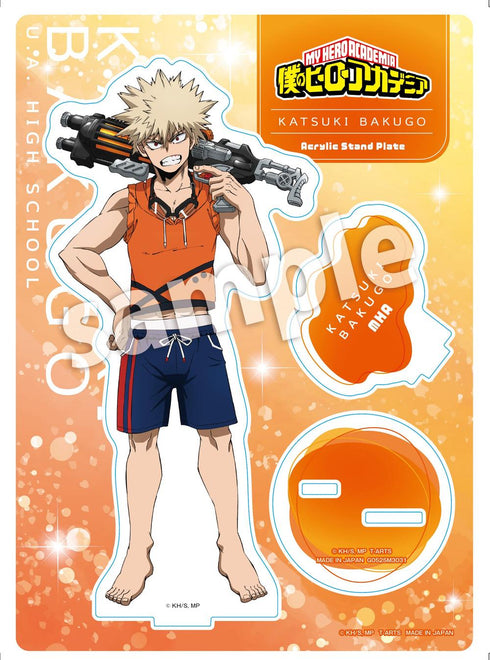 『僕のヒーローアカデミア』ウォーターガンアクリルスタンドプレート 爆豪勝己