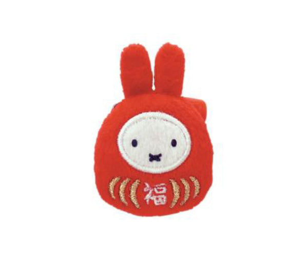 『ミッフィー』ぬいぐるみマスコットバッジ ミッフィー福だるま【202506再販】