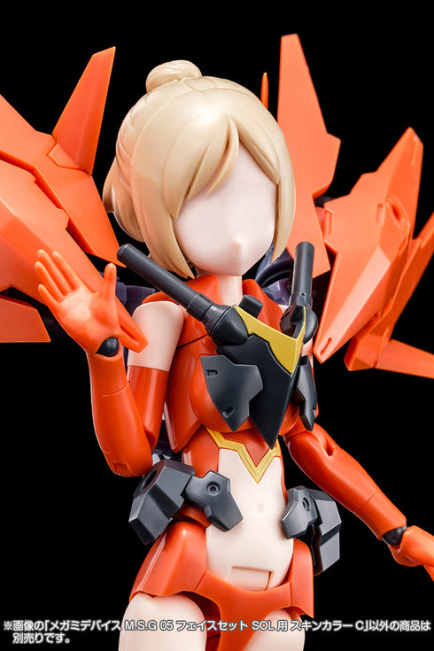 『メガミデバイス』M.S.G 05 フェイスセット SOL用 スキンカラーC