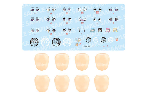 『創彩少女庭園』カスタマイズフェイス&デカールセット Vol.5 らぐほのえりかデザイン 結城まどか用A