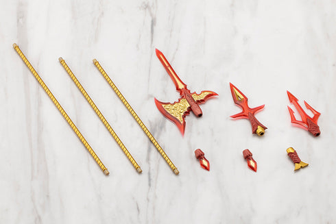 『M.S.G モデリングサポートグッズ』バーチュアスタイル11 ポールウェポンセット フレイムライトVer.