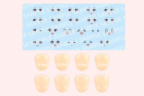 『創彩少女庭園』カスタマイズフェイス&デカールセット Vol.8 らぐほのえりかデザイン 小石川エマ用A