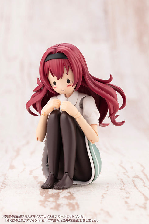 『創彩少女庭園』カスタマイズフェイス&デカールセット Vol.8 らぐほのえりかデザイン 小石川エマ用A