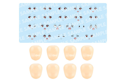 『創彩少女庭園』カスタマイズフェイス&デカールセット Vol.8 らぐほのえりかデザイン 小石川エマ用A