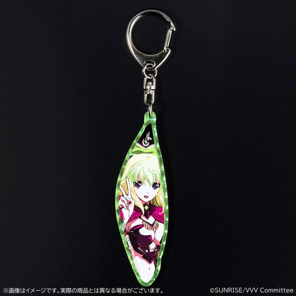 『革命機ヴァルヴレイヴ』筐体デザインモチーフホログラムアクリルキーホルダー