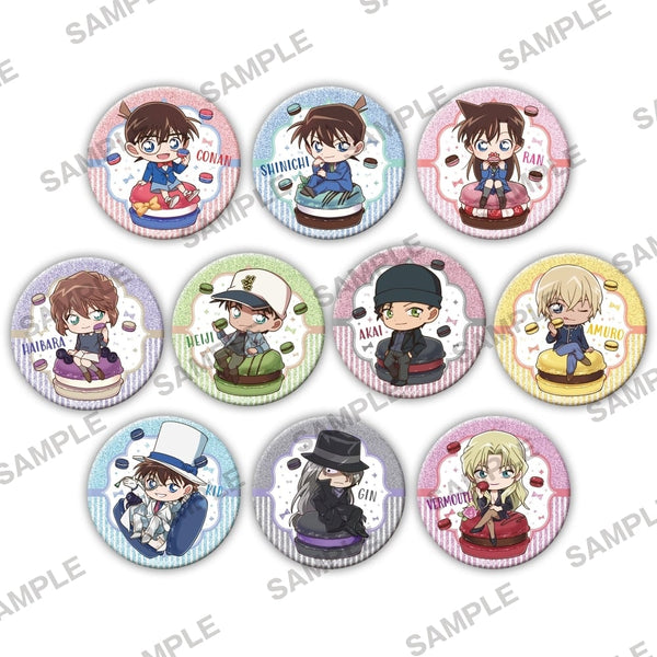 『名探偵コナン』キラキラ缶バッジ マカロンver.【BOX】【202509再販】
