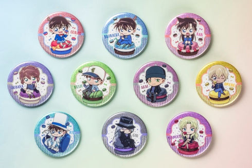 『名探偵コナン』キラキラ缶バッジ マカロンver.【BOX】【202509再販】